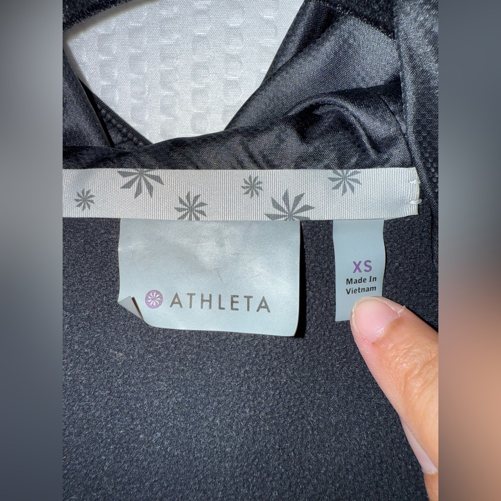 Athleta Verbier Fleece Lined Full-Zip Hooded Jacket Womens Size XS - Picture 11 of 12